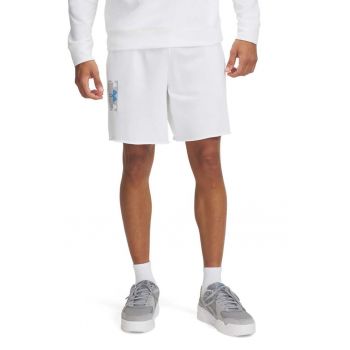 Pantaloni scurti din amestec de bumbac cu snur in talie