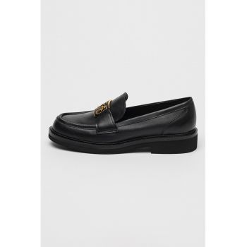 Pantofi loafer din piele cu logo