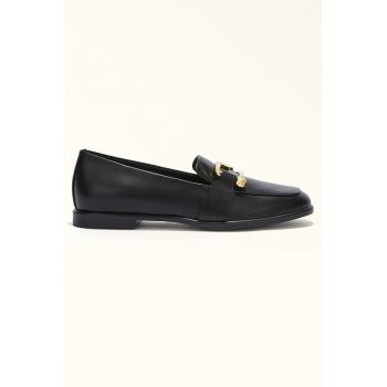 Pantofi loafer din piele cu varf patrat Nuvola