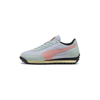 Pantofi sport cu detalii de piele intoarsa
