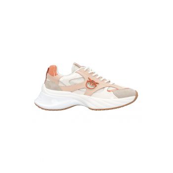 Pantofi sport cu detalii de piele intoarsa