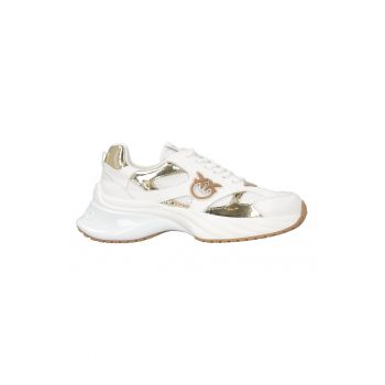 Pantofi sport cu insertii metalizate