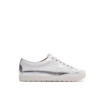 Pantofi sport dama  303662790 - Piele naturala - Alb