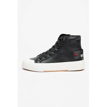 Pantofi sport de piele cu logo