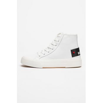 Pantofi sport de piele cu logo