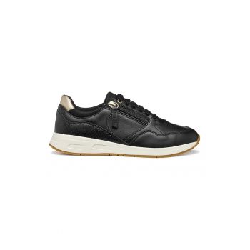 Pantofi sport de piele ecologica cu perforatii