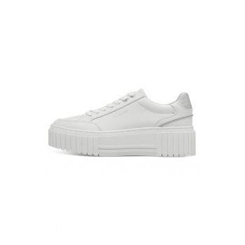 Pantofi sport din piele ecologica cu logo discret