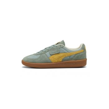 Pantofi sport low-cut cu garnituri de piele intoarsa