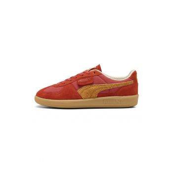 Pantofi sport low-cut cu garnituri de piele intoarsa