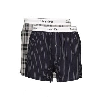 Set de boxeri slim fit din bumbac cu model - 2 perechi