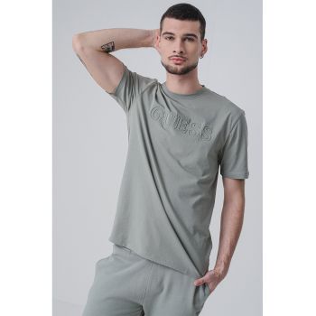 Tricou cu logo in relief - pentru antrenament