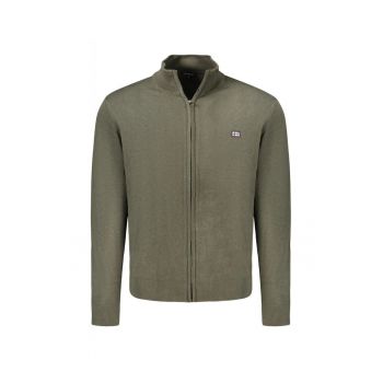 Bluza cu fermoar barbati - cu mini logo brodat - Regular fit -