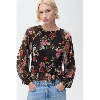 Bluza din sifon cu imprimeu floral