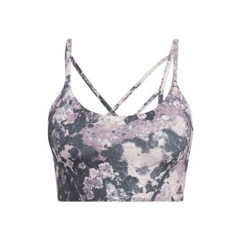 Bustiera femei  Adidas Wms Sport-bh Yo Ls Ll Aop