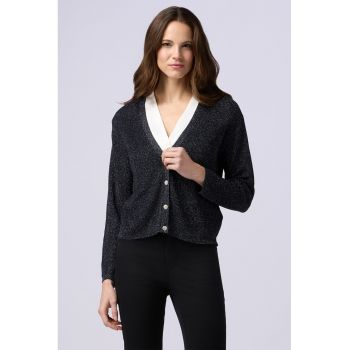 Cardigan cu decolteu in V