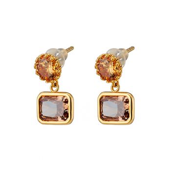 Cercei de argint 925 cu aur de 18K