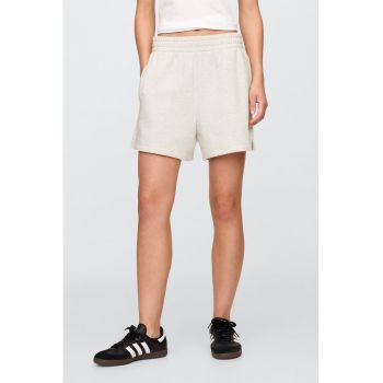 Pantaloni scurti cu talie inalta
