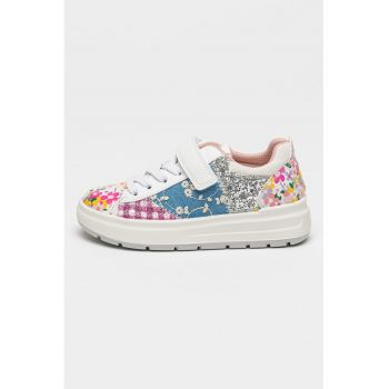 Pantofi sport cu velcro Patchwork