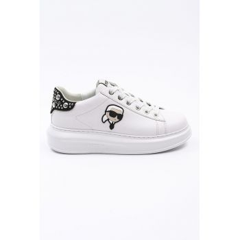 Pantofi sport de piele cu logo