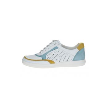 Pantofi sport de piele cu segmente perforate