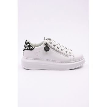 Pantofi sport de piele cu tinte