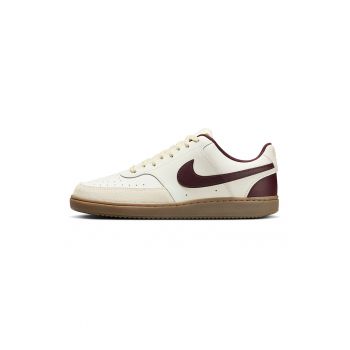 Pantofi sport din piele cu captuseala din piele ecologica Court Vision Low