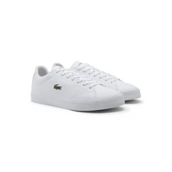 Pantofi sport din piele cu garnituri din material sintetic