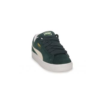 Pantofi sport din piele intoarsa cu insertii de piele