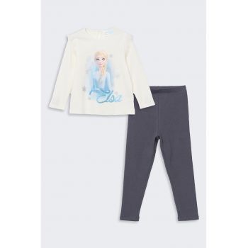Set de bluza si pantaloni de trening din amestec de bumbac - 2 piese
