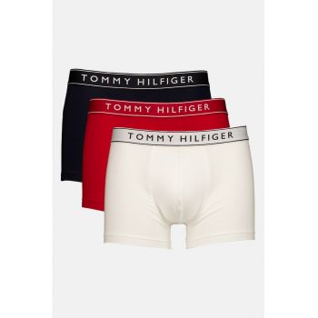 Set de boxeri din amestec de bumbac cu logo - 3 perechi