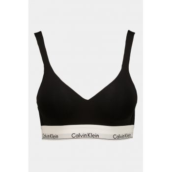 Sutien din amestec de modal si bumbac organic cu banda logo