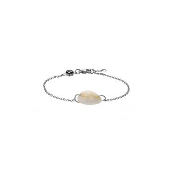Bratara din otel inoxidabil cu talisman scoica Silver Massey - Argintiu