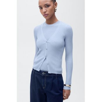 Cardigan cu decolteu in V