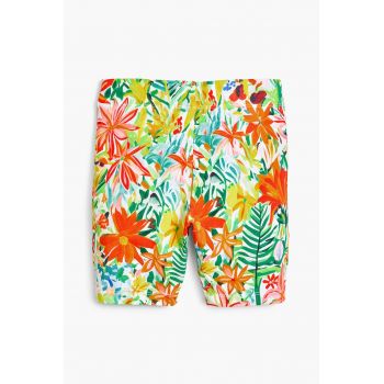 Colanti scurti cu model floral