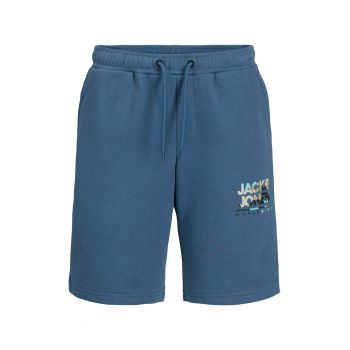 Pantaloni scurti din amestec de bumbac cu logo