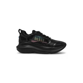 Pantofi sport cu aplicatii de strasuri