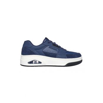 Pantofi sport cu detalii de piele intoarsa