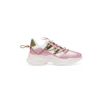 Pantofi sport cu talpa wedge si strasuri Magneto-R-E