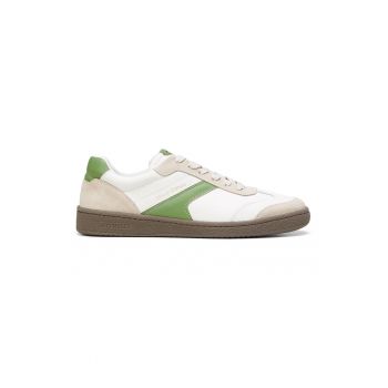 Pantofi sport de piele si piele intoarsa