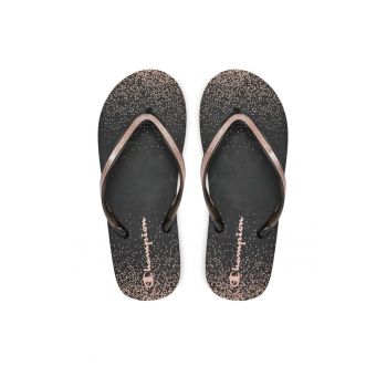 Slapi - papuci - saboti dama  303804220 - Sintetic/Textil - Negru