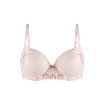 Sutien push-up cu insertii de dantela