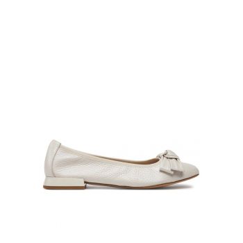 Balerini  303660246 - Piele naturala - Ecru