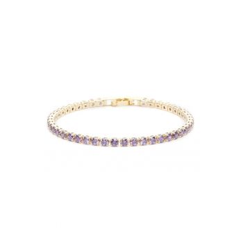 Bratara Tennis Cu Cristale Zirconia Mov