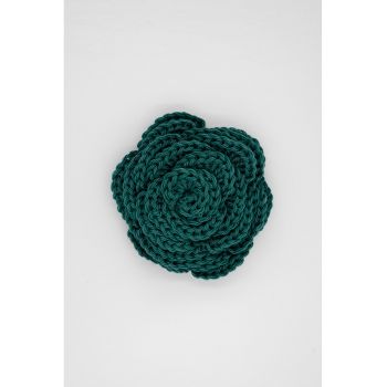 Brosa de bumbac cu design floral