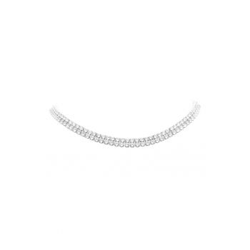 Chocker Tennis Placat Cu Aur Alb De 18K