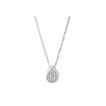 Colier Argint Lacrima - Cristale Swarovski