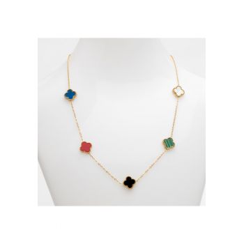 Colier Cu Flori Multicolore