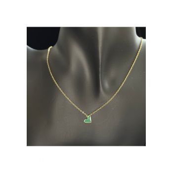 Colier Cu Inimioara Verde
