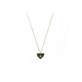 Colier Inima Verde