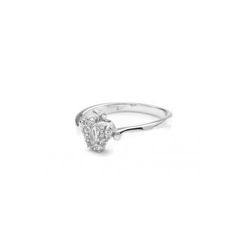 Inel Argint 925 Cu Detaliu Mar Decorat cu Cristale Zirconia